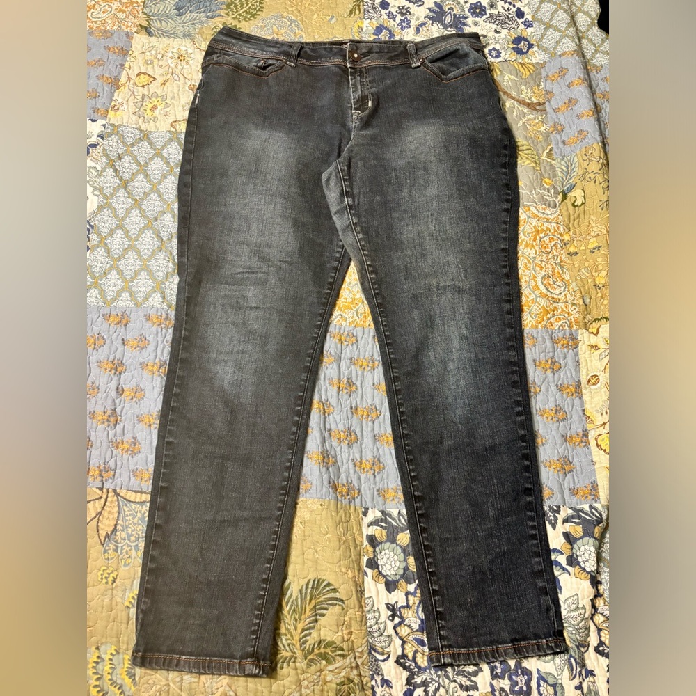 Lane Bryant Skinny Leg Jean, Casual Jean, Ramie, Like New